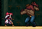 Baiken and Potemkin, from Guilty Gear, in COTM's Style